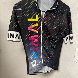 Primal Black Multicolor Men's Cycling Jersey